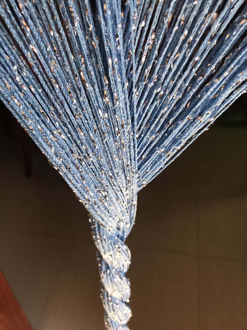 Eyotool 1x2 M Door String Curtain Rare Flat Thread Fringe Panel Room Divider Cute Strip Tassel for Wedding Coffee House Restaurant Parts - Image 3